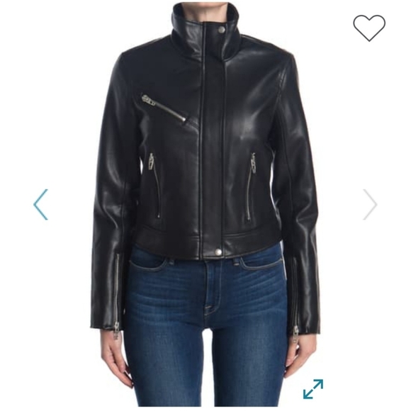 BLANKNYC DenimFaux Leather Full Zip Moto Jacket

S - Picture 2 of 3